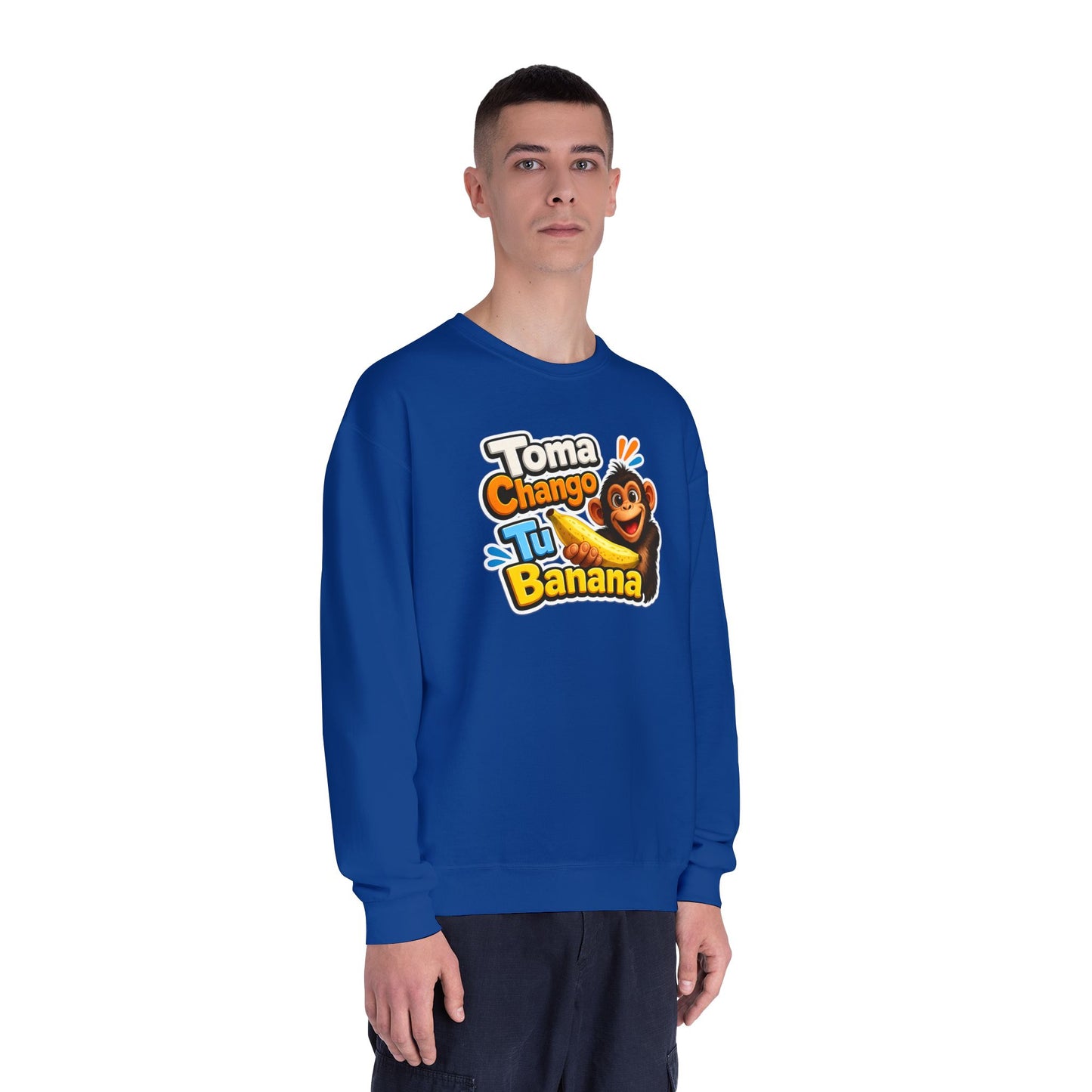 Unisex NuBlend® Crewneck Sweatshirt - Toma Chango Tu Banana