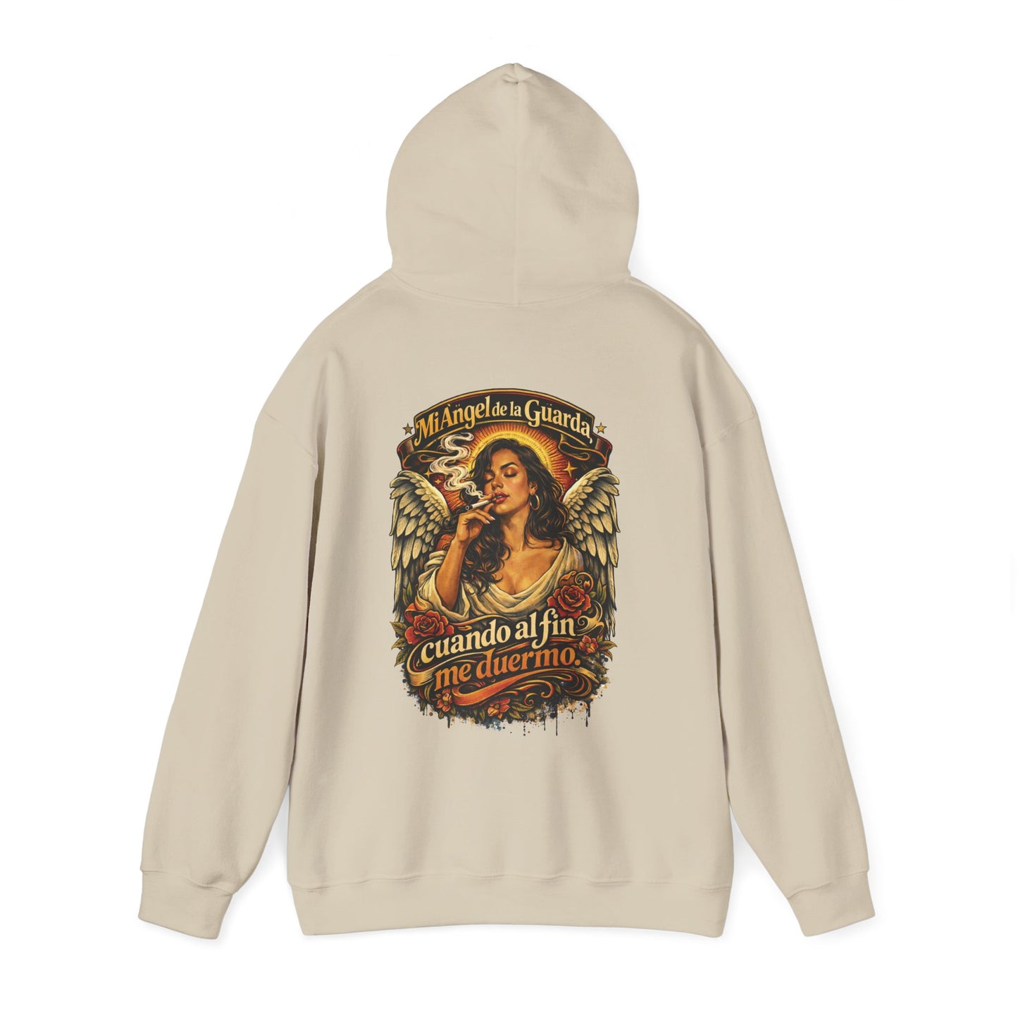 Unisex Heavy Blend™ Hooded Sweatshirt - Angel de Mi Guarda