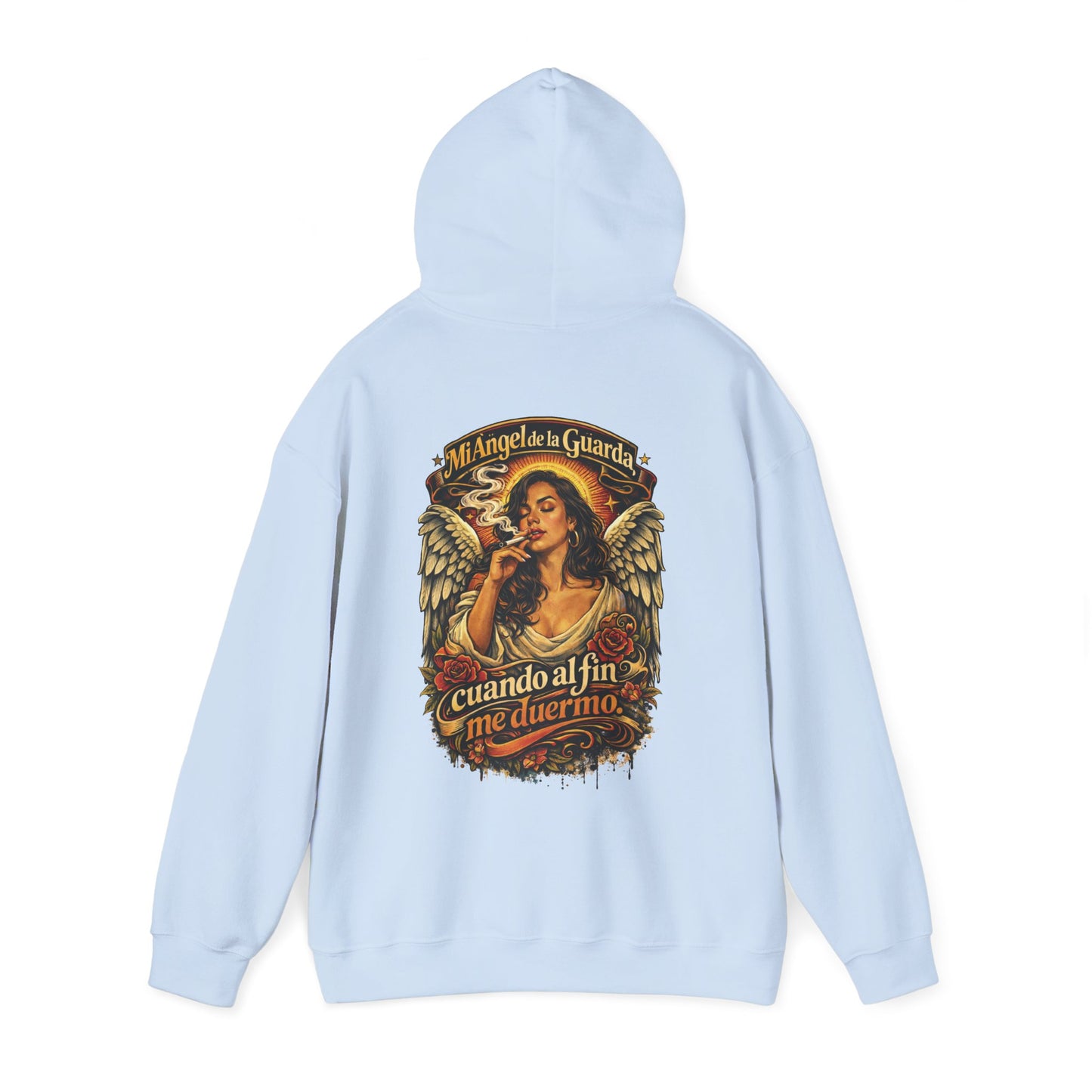 Unisex Heavy Blend™ Hooded Sweatshirt - Angel de Mi Guarda
