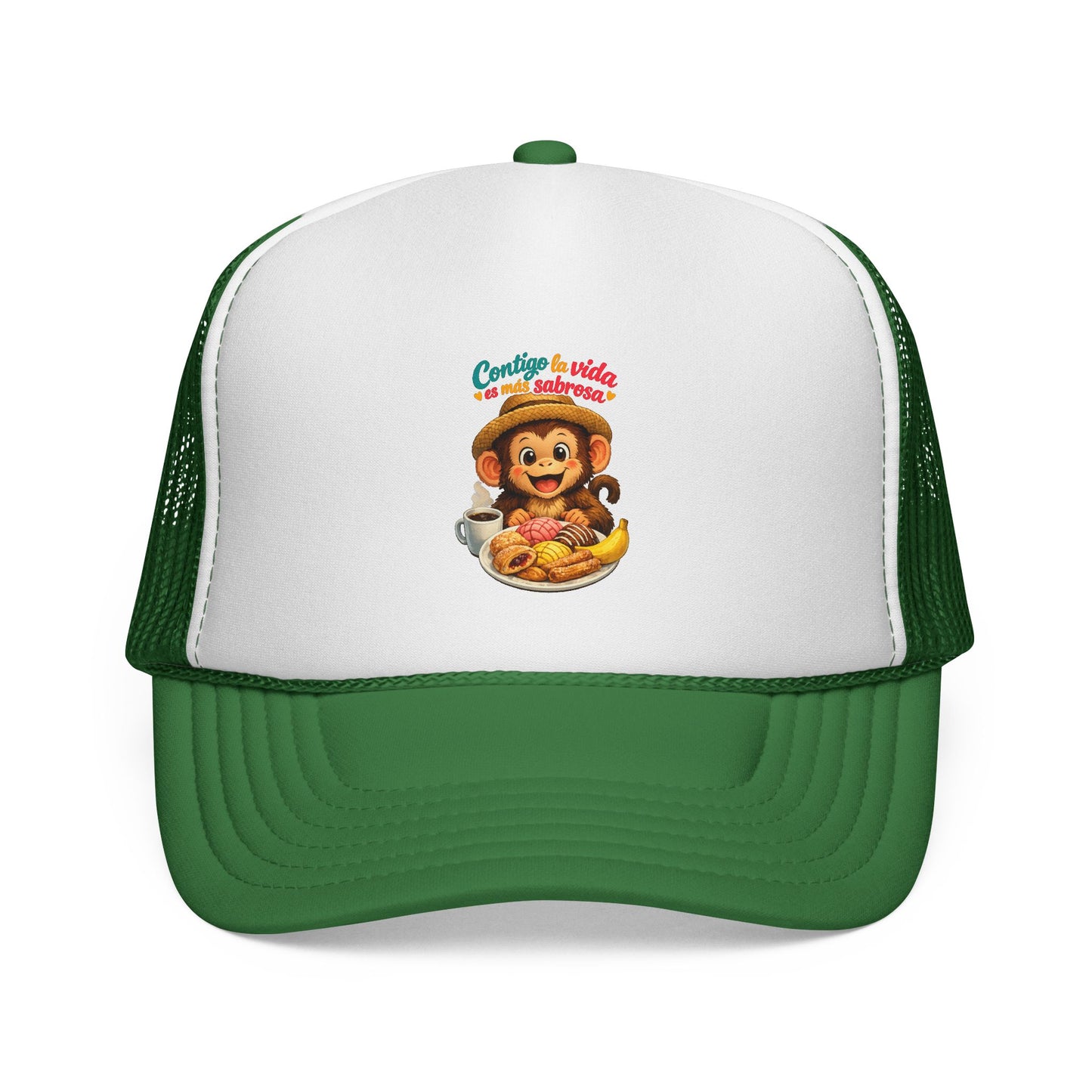 Trucker Caps - Contigo La Vida Es Mas Sabrosa