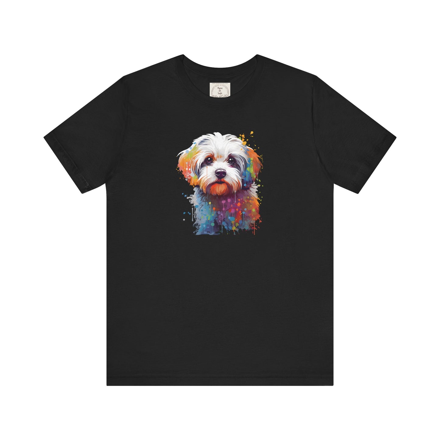 Splish Splash Maltese - MamaDeSushi - Unisex Jersey Short Sleeve Tee