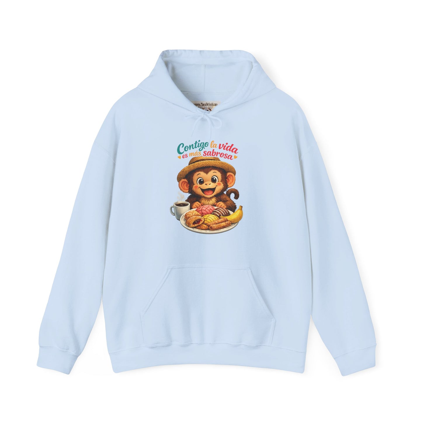 Unisex Heavy Blend™ Hooded Sweatshirt - Contigo la vida es mas sabrosa