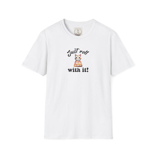 Just Roll With It! - Sushi - MamaDeSushi - Unisex Softstyle T-Shirt