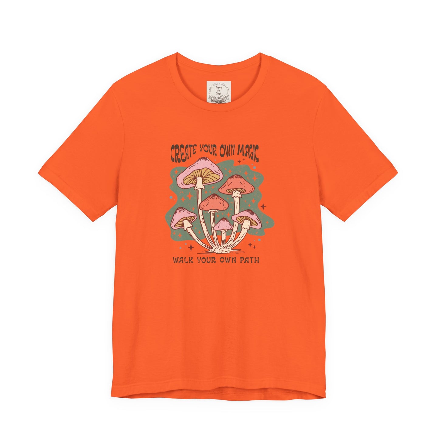 Create your own Magic walk your own path - Boho Retro - MamaDeSushi - Unisex Jersey Short Sleeve Tee