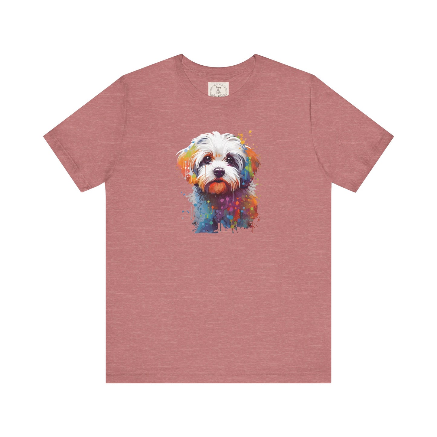 Splish Splash Maltese - MamaDeSushi - Unisex Jersey Short Sleeve Tee