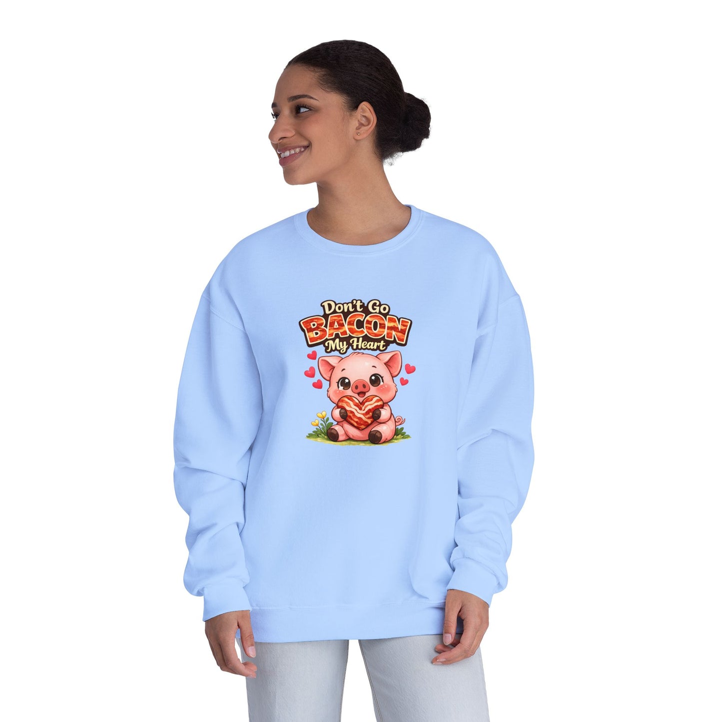 Unisex NuBlend® Crewneck Sweatshirt - Don't go Bacon My Heart