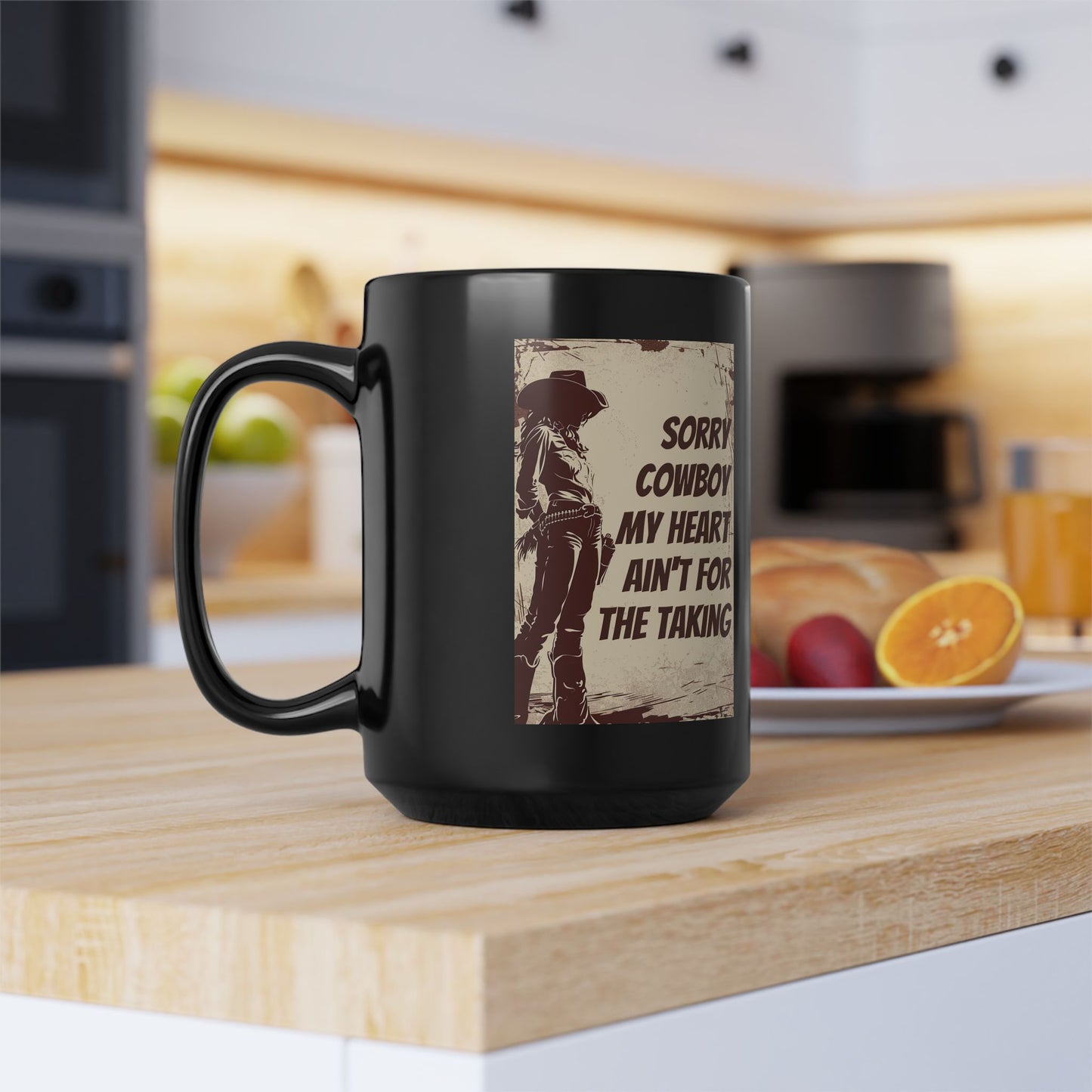 Western Cowgirl Horse Ranch Rodeo Southern Country Style, Cowgirl Mug 15oz, Rustic Farmhouse Kitchen Decor, Gift for Cowgirl, Horse