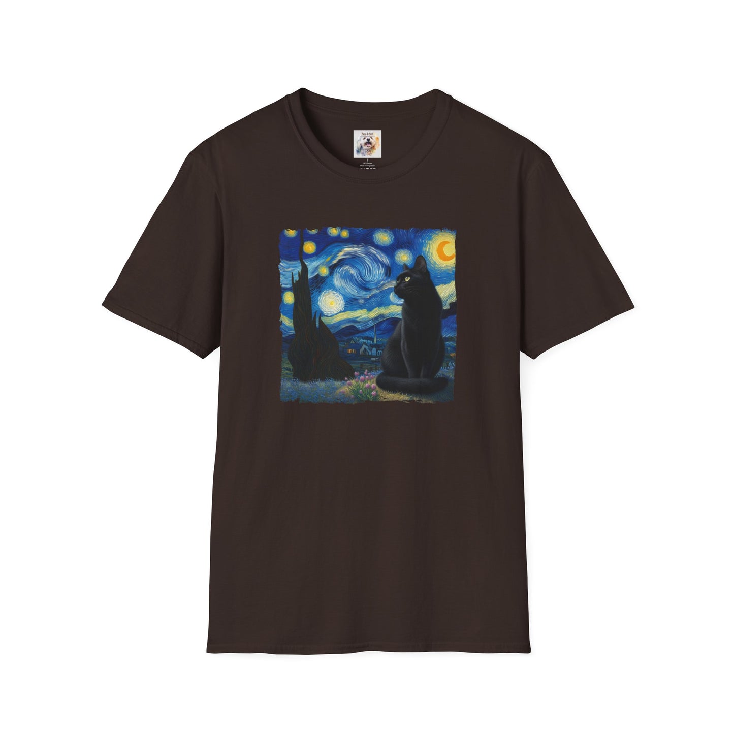 The BlackVang Cat - Kitty - MamaDeSushi - Unisex Softstyle T-Shirt