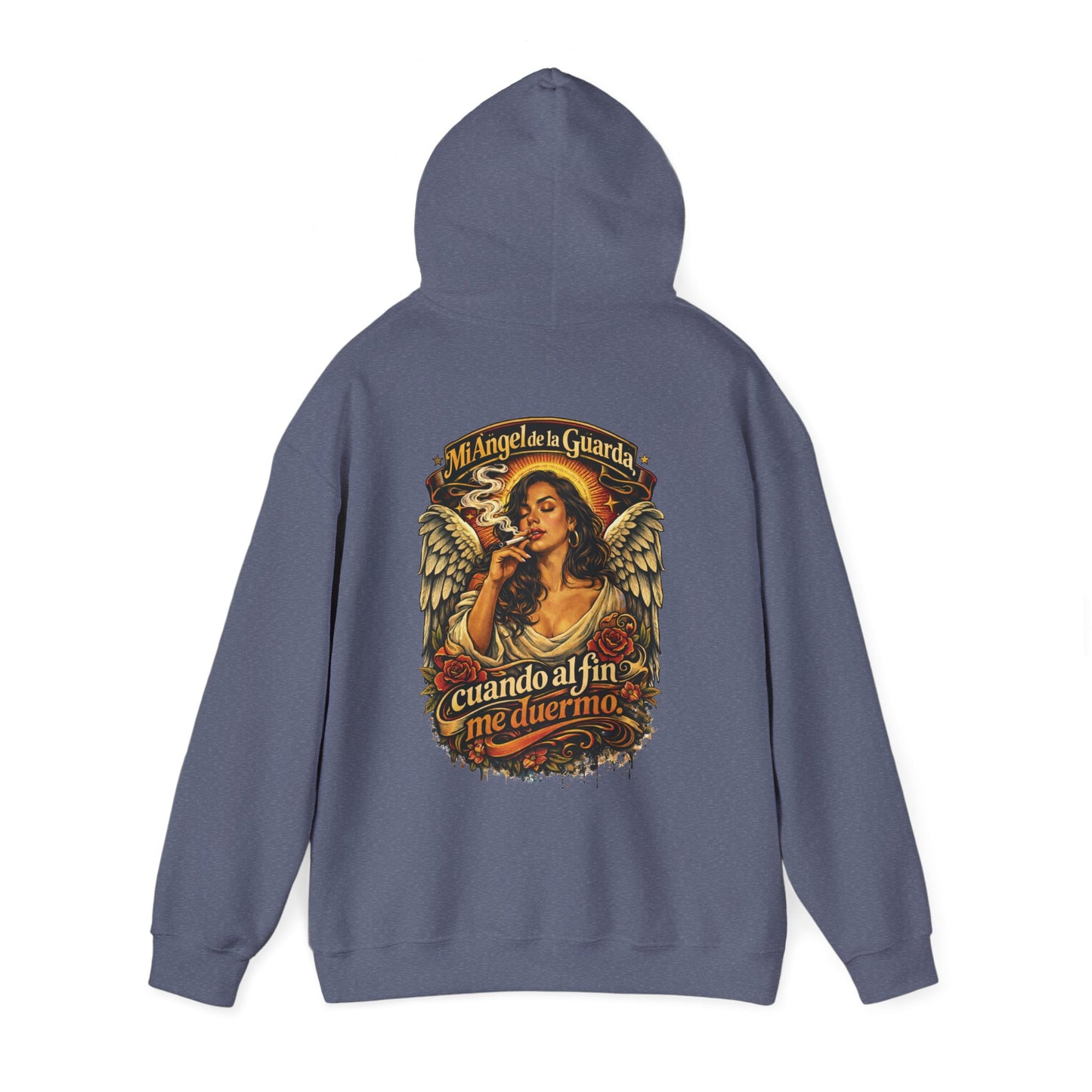 Unisex Heavy Blend™ Hooded Sweatshirt - Angel de Mi Guarda