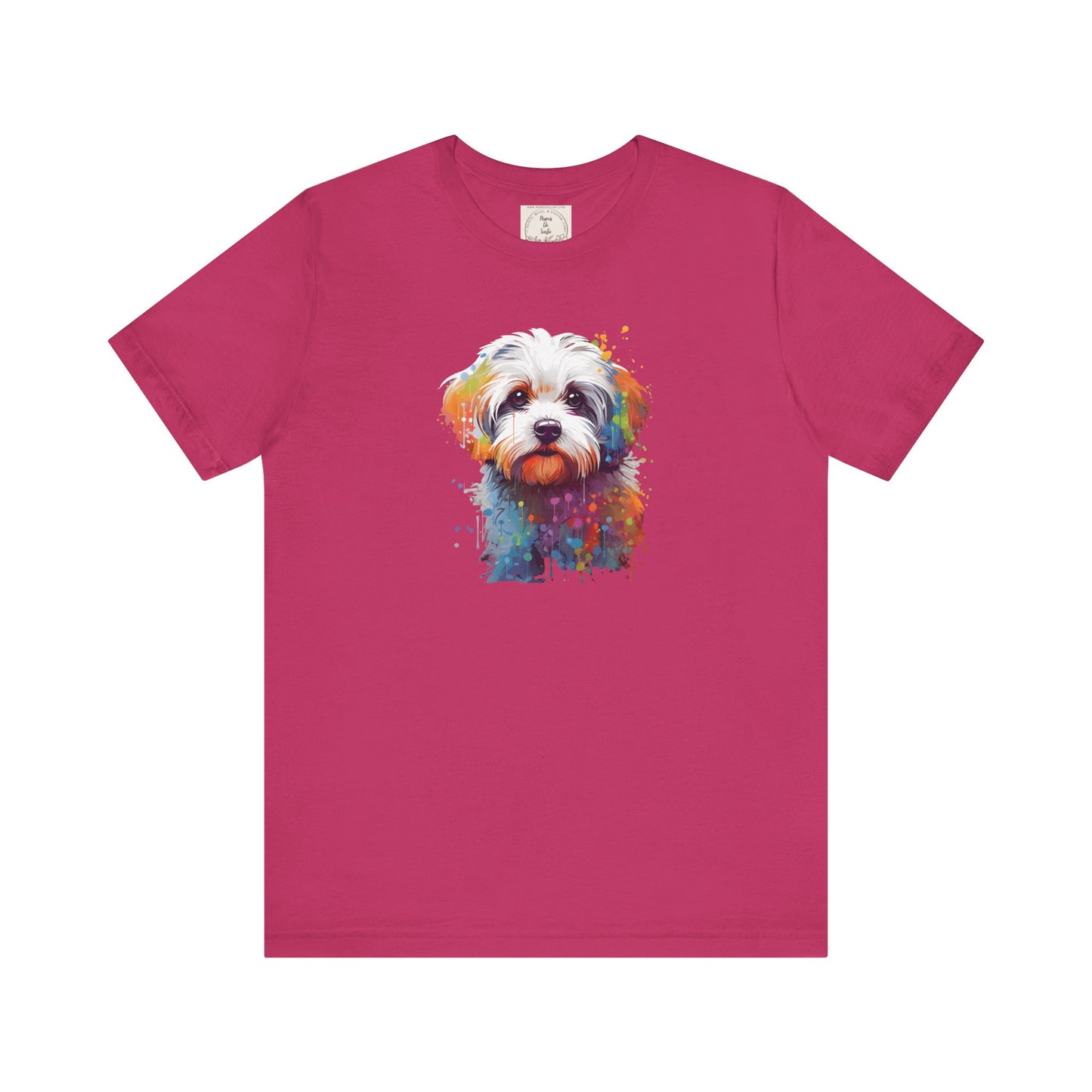 Splish Splash Maltese - MamaDeSushi - Unisex Jersey Short Sleeve Tee