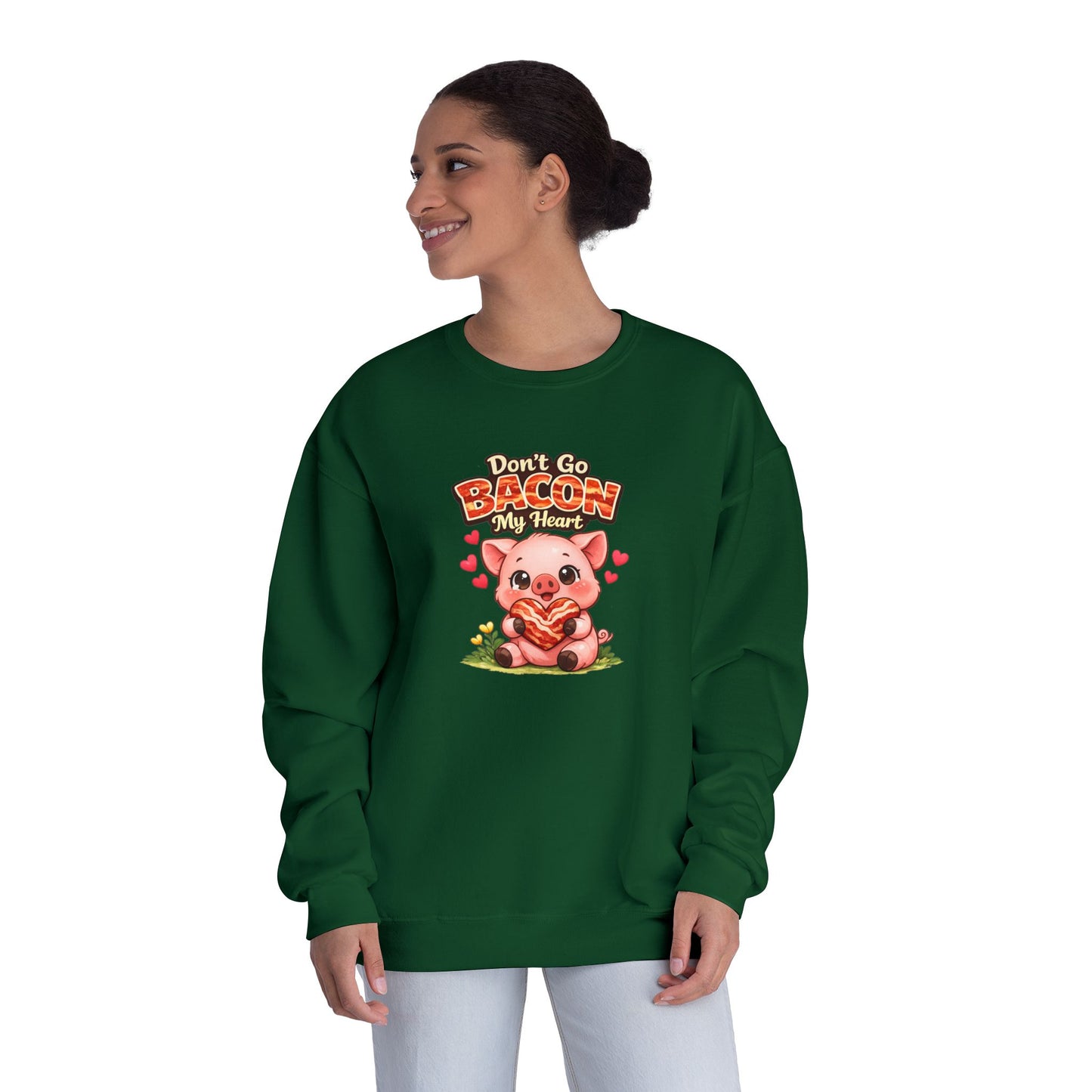 Unisex NuBlend® Crewneck Sweatshirt - Don't go Bacon My Heart