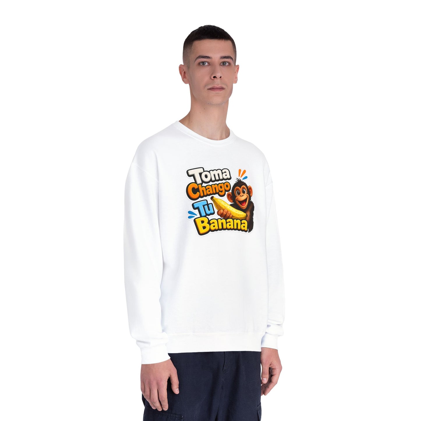 Unisex NuBlend® Crewneck Sweatshirt - Toma Chango Tu Banana