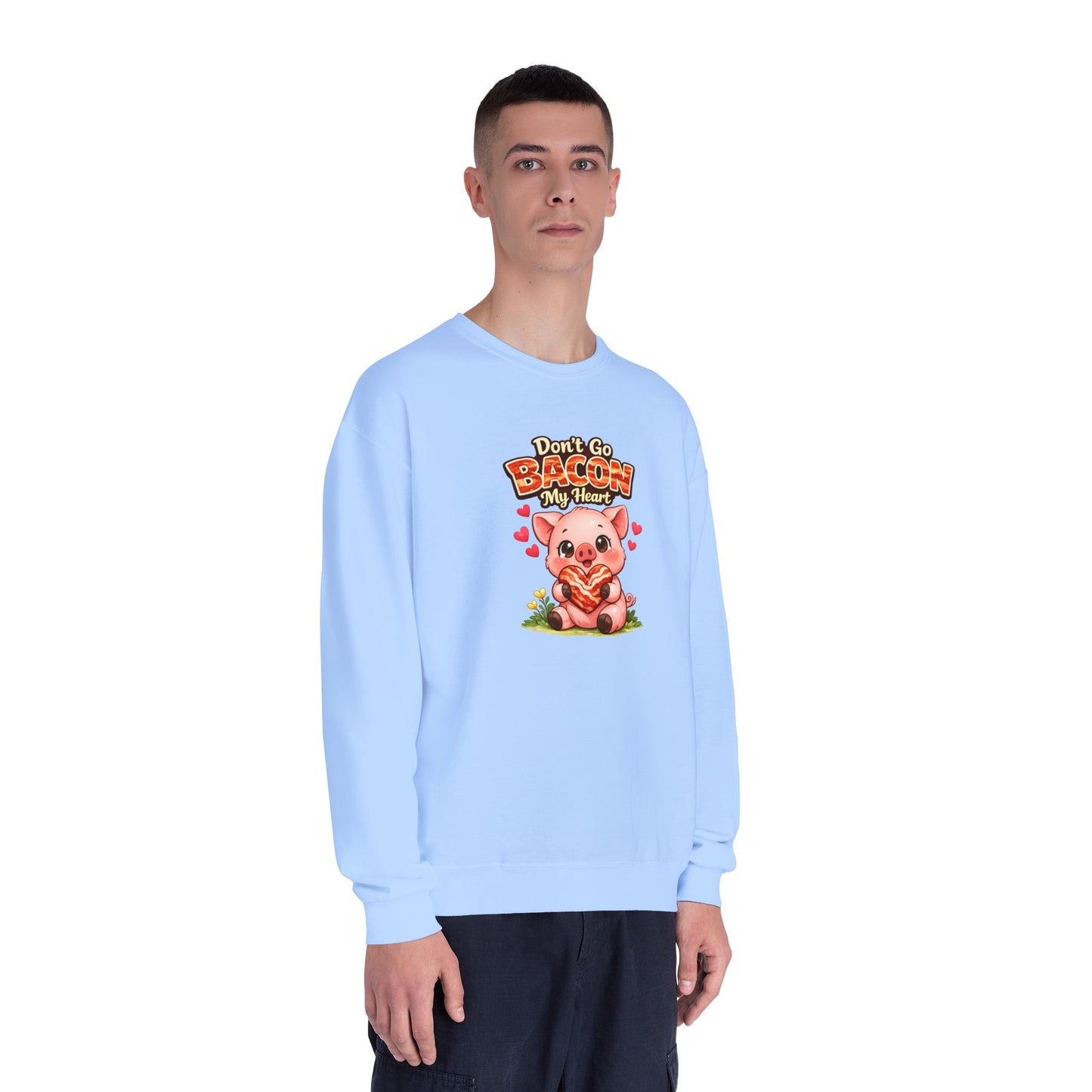 Unisex NuBlend® Crewneck Sweatshirt - Don't go Bacon My Heart