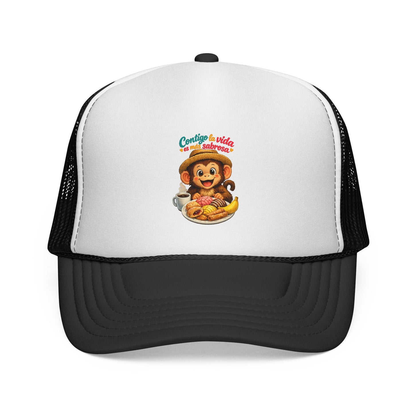 Trucker Caps - Contigo La Vida Es Mas Sabrosa