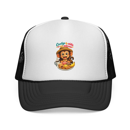 Trucker Caps - Contigo La Vida Es Mas Sabrosa