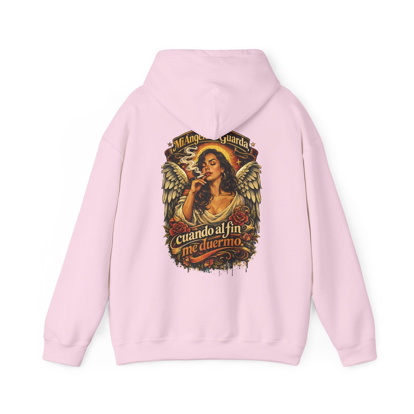 Unisex Heavy Blend™ Hooded Sweatshirt - Angel de Mi Guarda