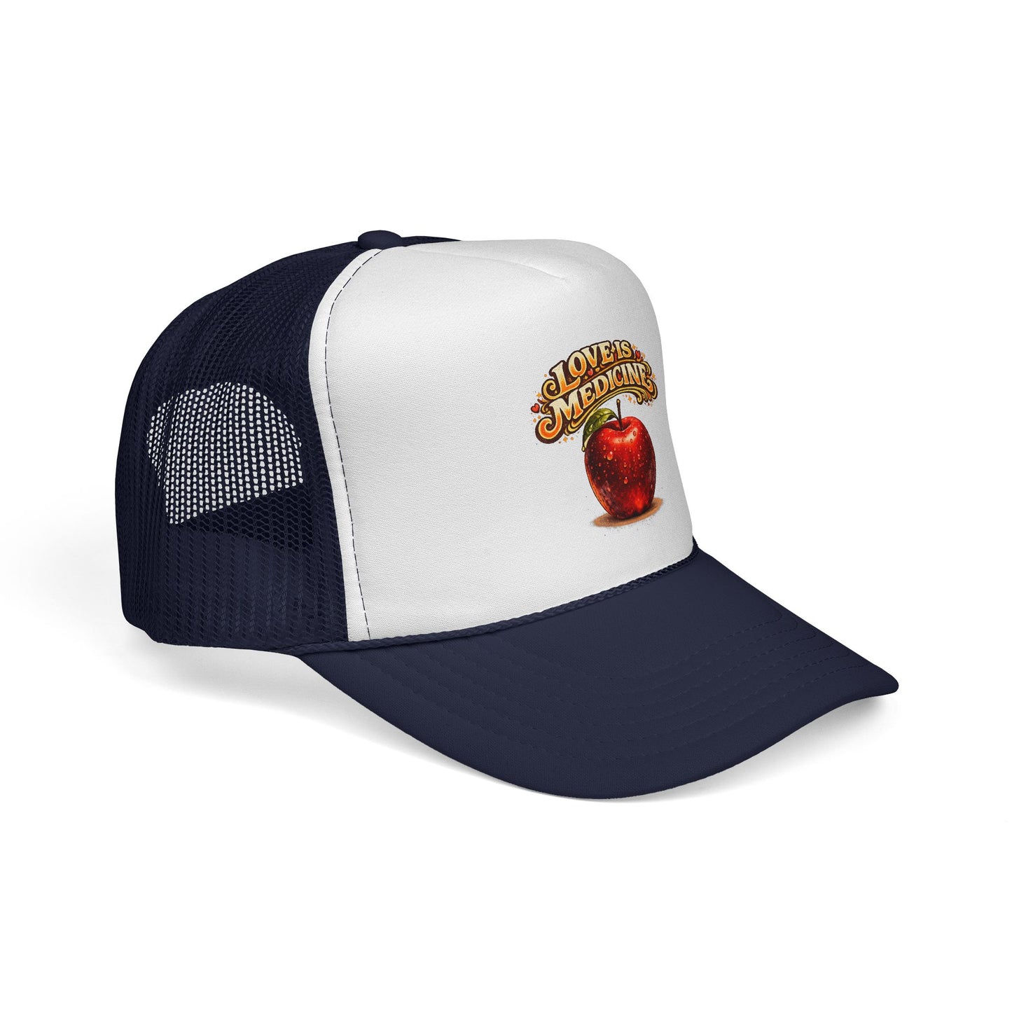 Trucker Caps - Love is Medicine - Manzana