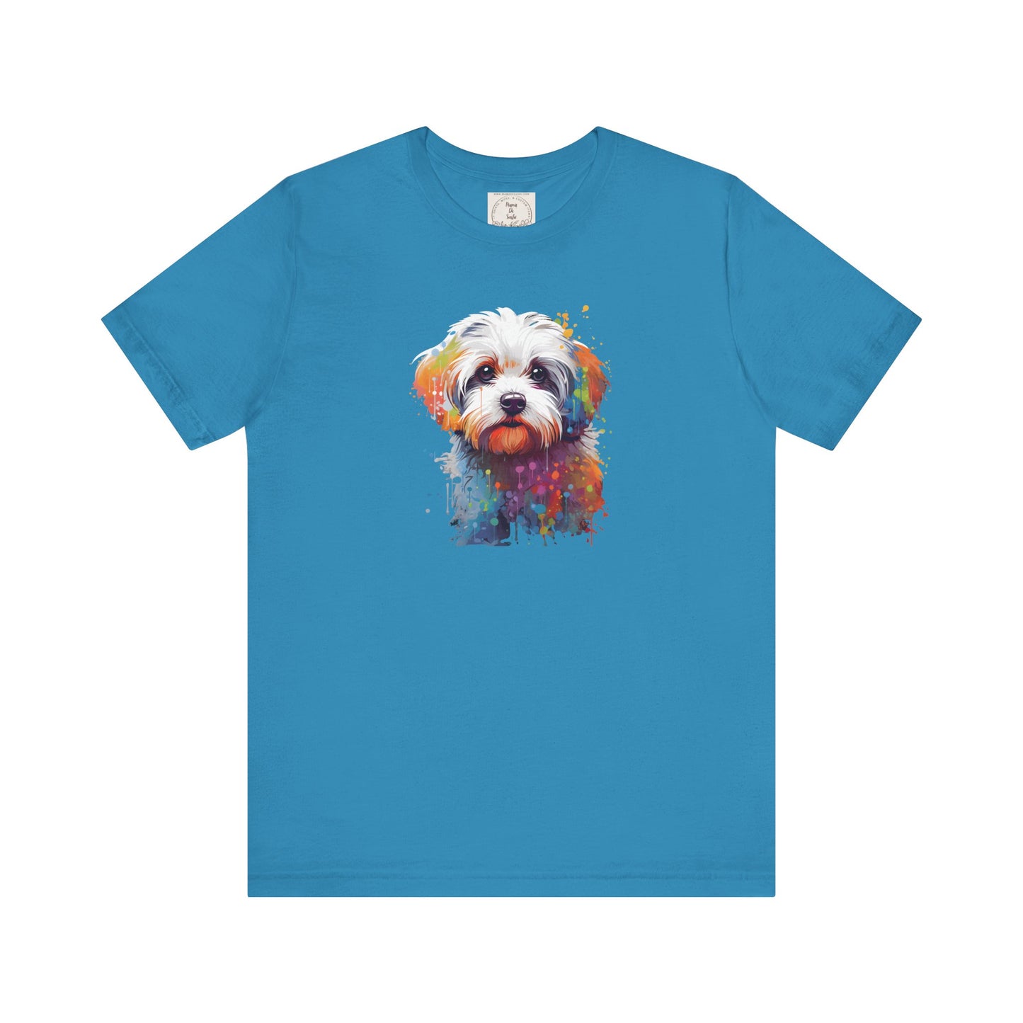 Splish Splash Maltese - MamaDeSushi - Unisex Jersey Short Sleeve Tee