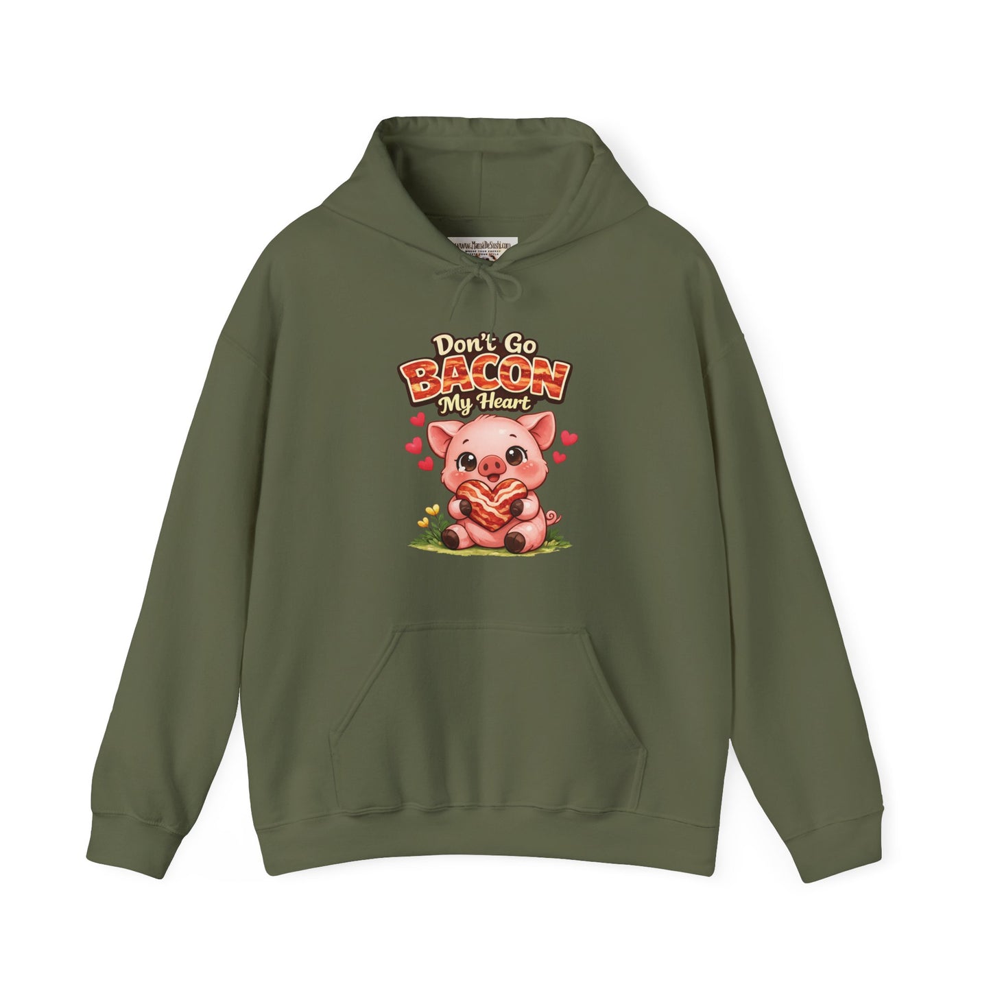 Unisex Heavy Blend™ Hooded Sweatshirt - Don't go Bacon My Heart