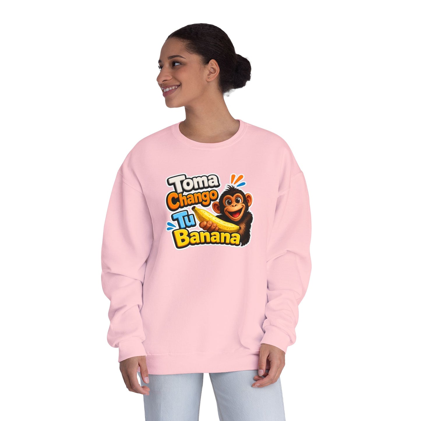 Unisex NuBlend® Crewneck Sweatshirt - Toma Chango Tu Banana