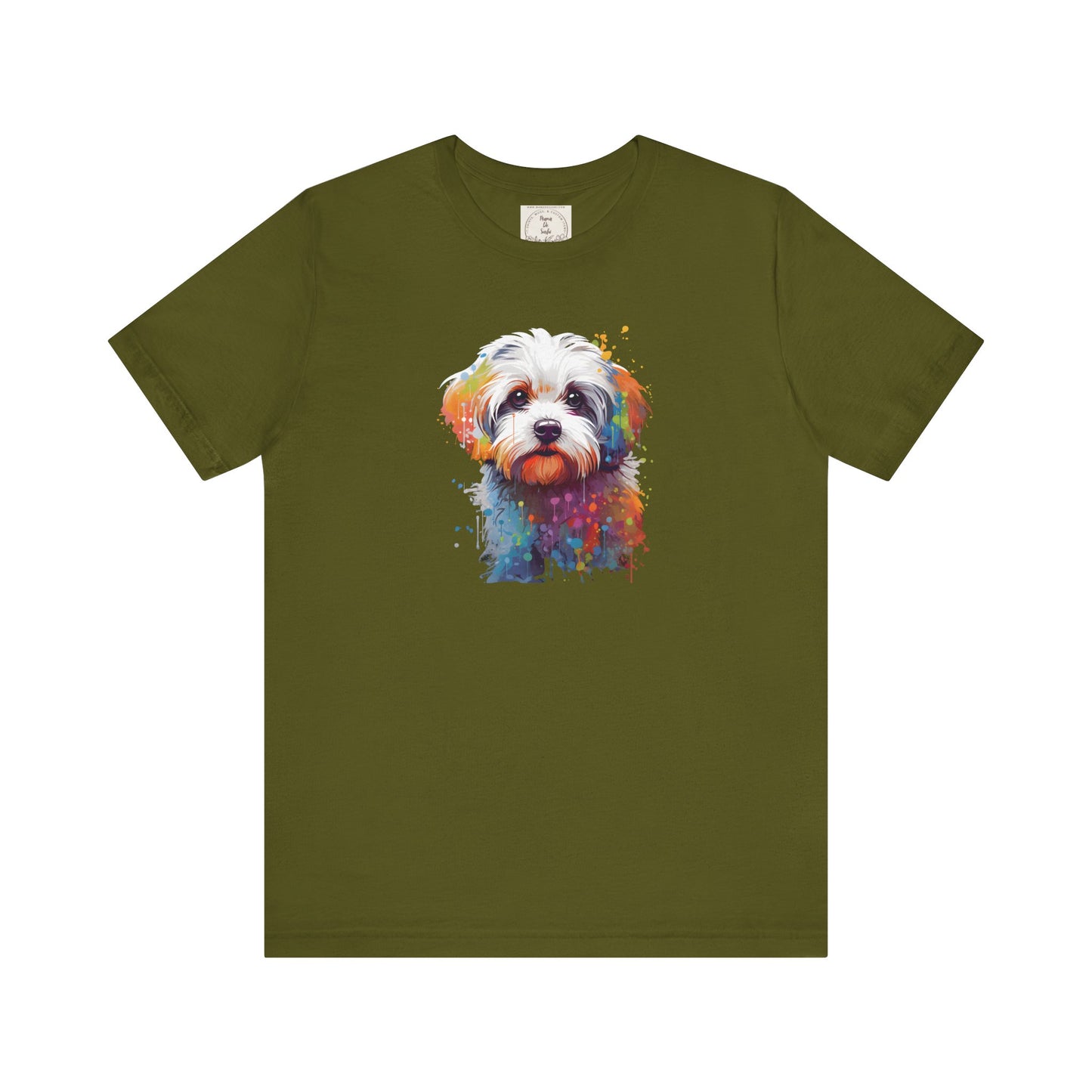 Splish Splash Maltese - MamaDeSushi - Unisex Jersey Short Sleeve Tee
