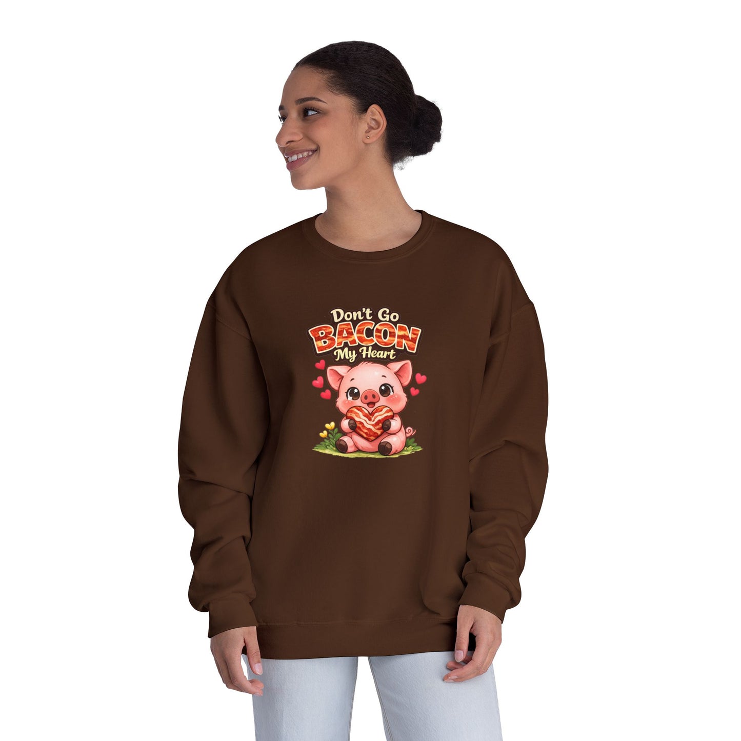 Unisex NuBlend® Crewneck Sweatshirt - Don't go Bacon My Heart