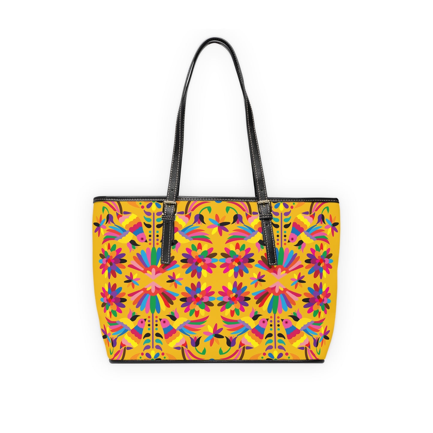 Yellow - Chic PU Leather Shoulder Bag - Fashionable Tote for Confident Women, Perfect Gift for Celebrations