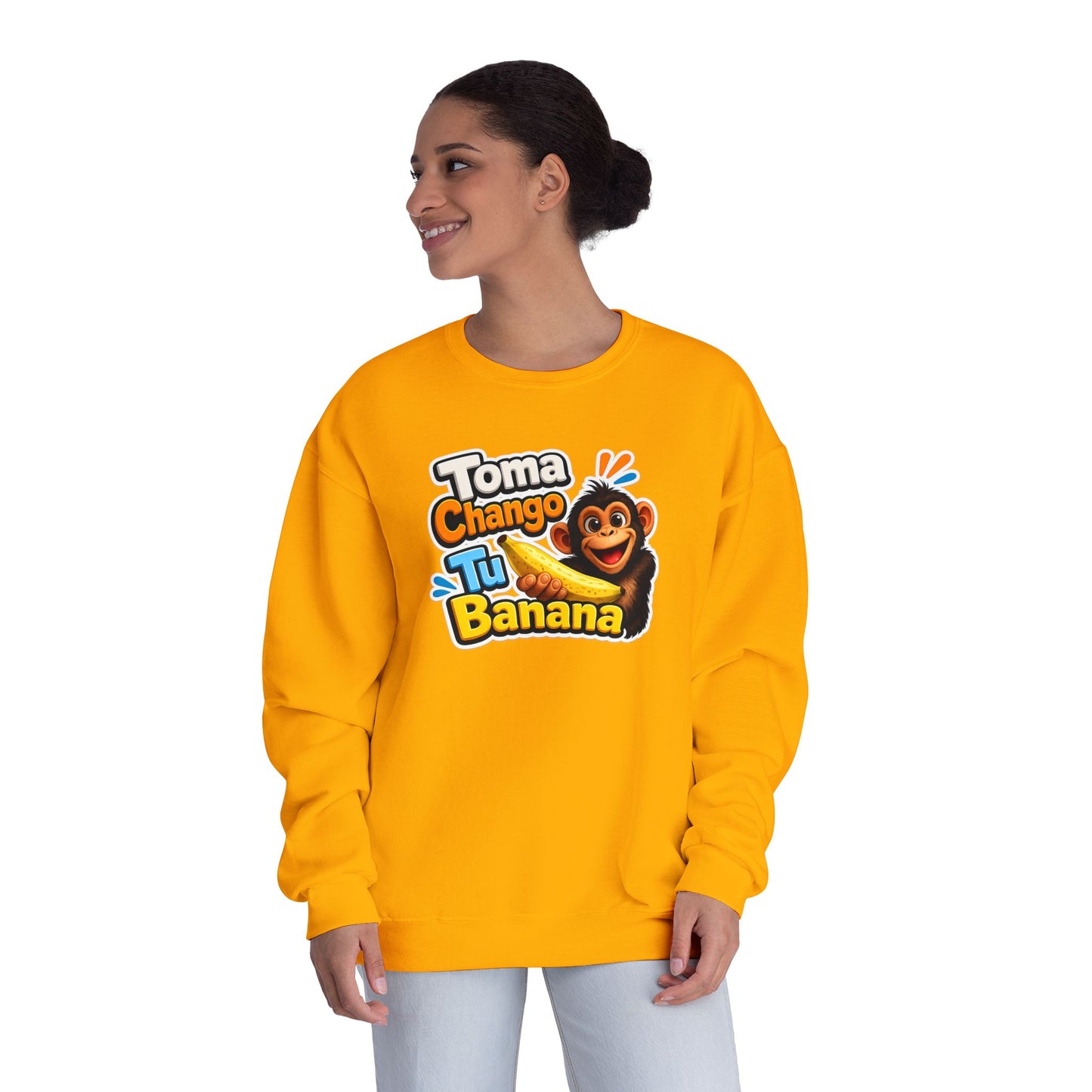 Unisex NuBlend® Crewneck Sweatshirt - Toma Chango Tu Banana