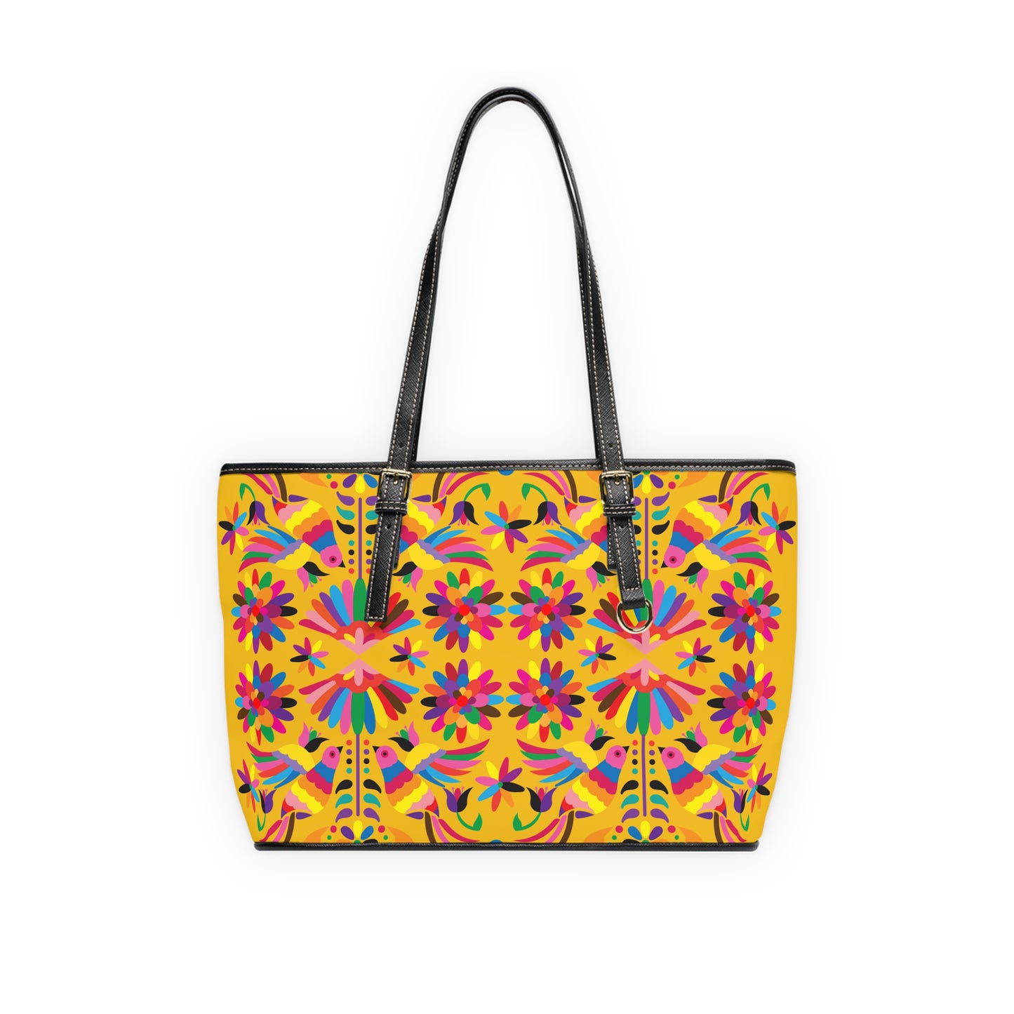 Yellow - Chic PU Leather Shoulder Bag - Fashionable Tote for Confident Women, Perfect Gift for Celebrations