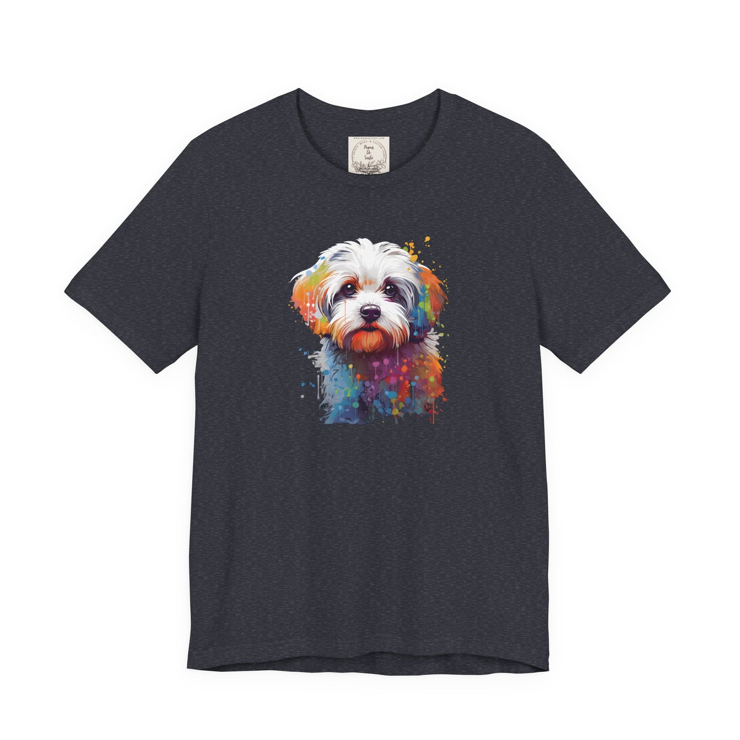 Splish Splash Maltese - MamaDeSushi - Unisex Jersey Short Sleeve Tee