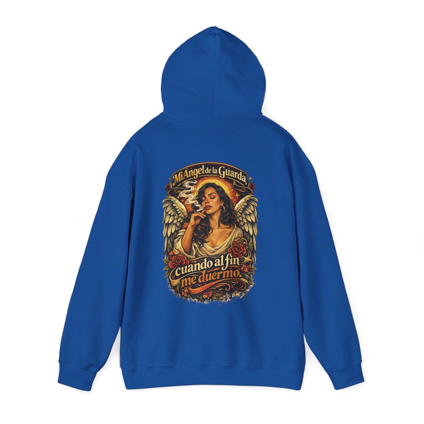 Unisex Heavy Blend™ Hooded Sweatshirt - Angel de Mi Guarda