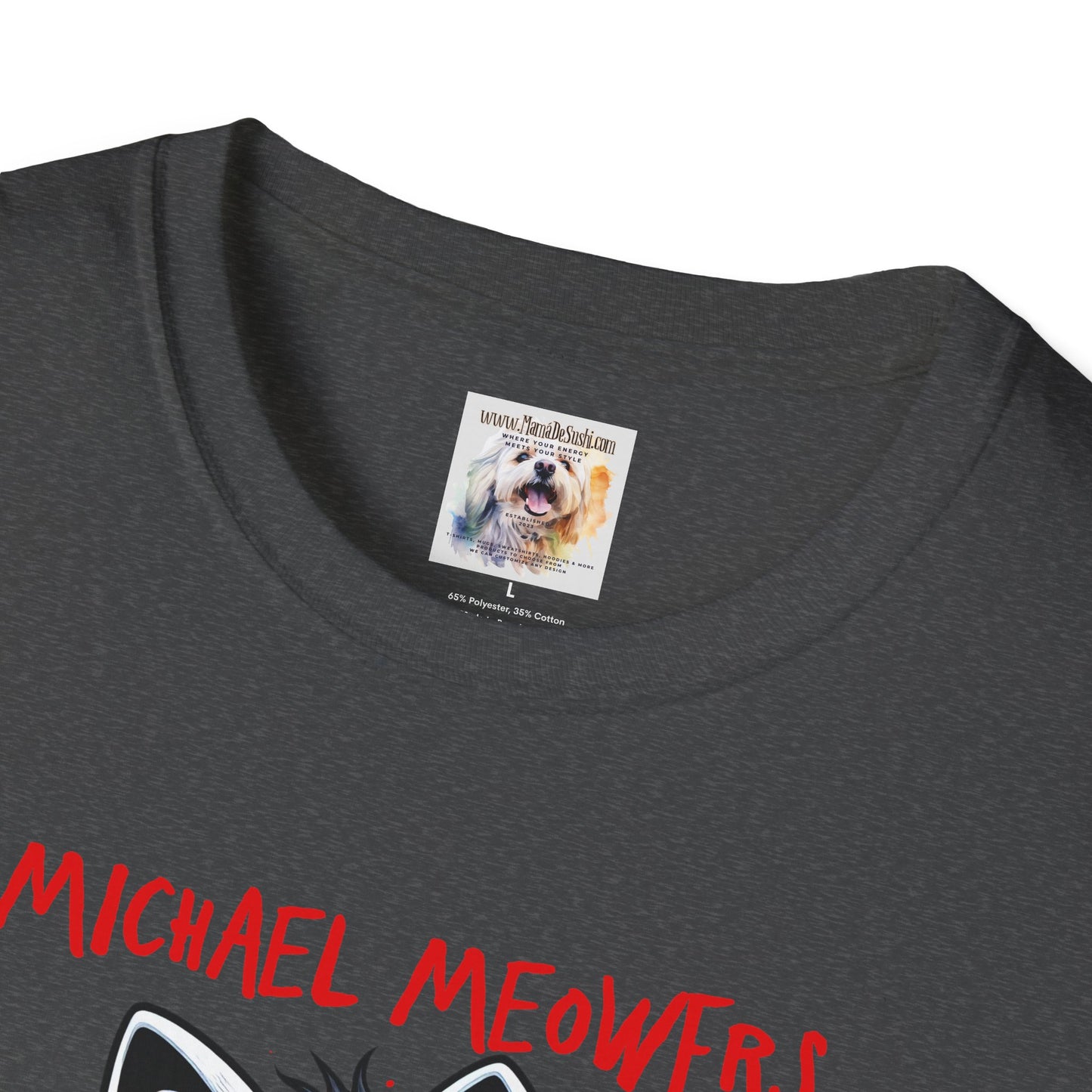 Michael Meowers - Cat - Kitty - MamaDeSushi - Unisex Softstyle T-Shirt