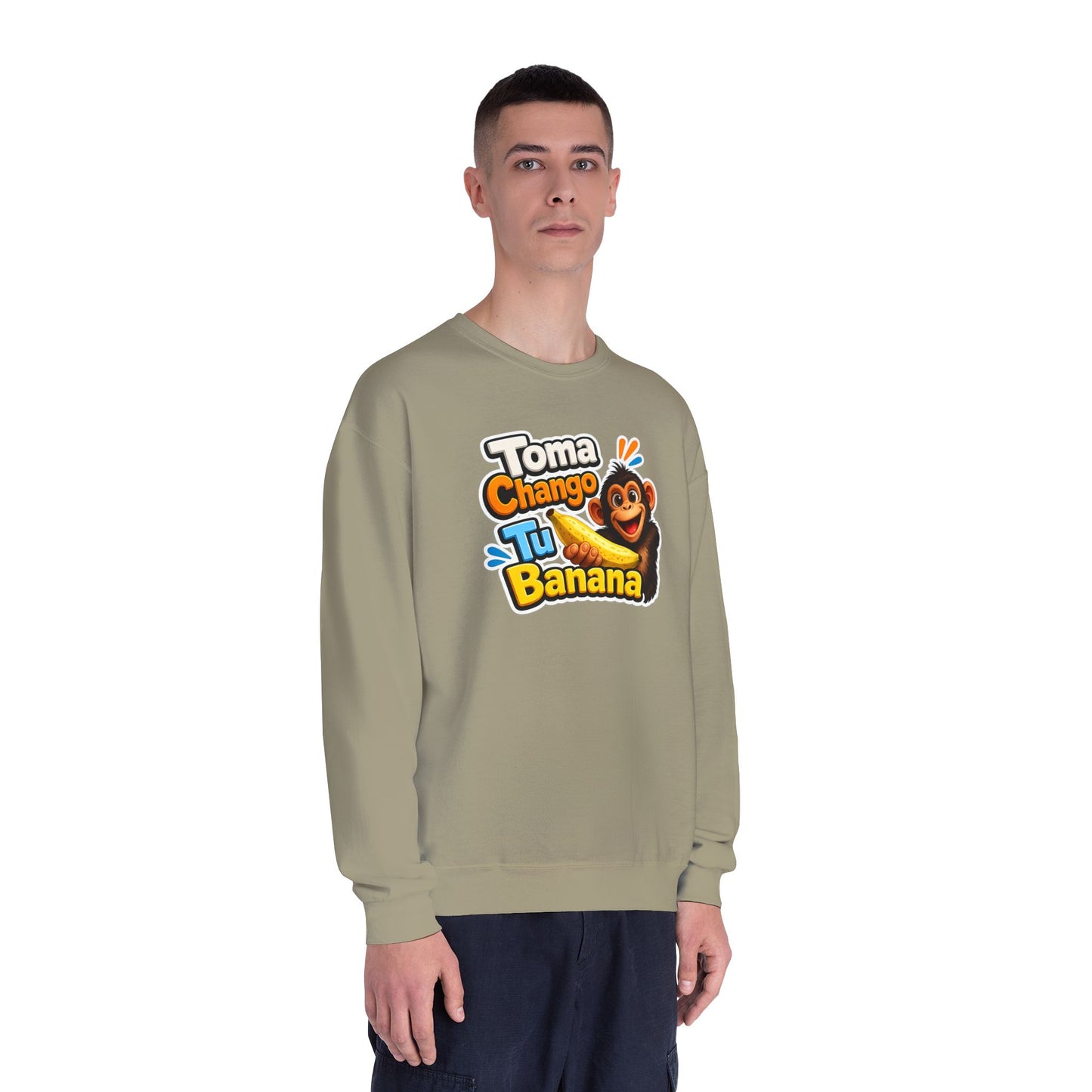 Unisex NuBlend® Crewneck Sweatshirt - Toma Chango Tu Banana