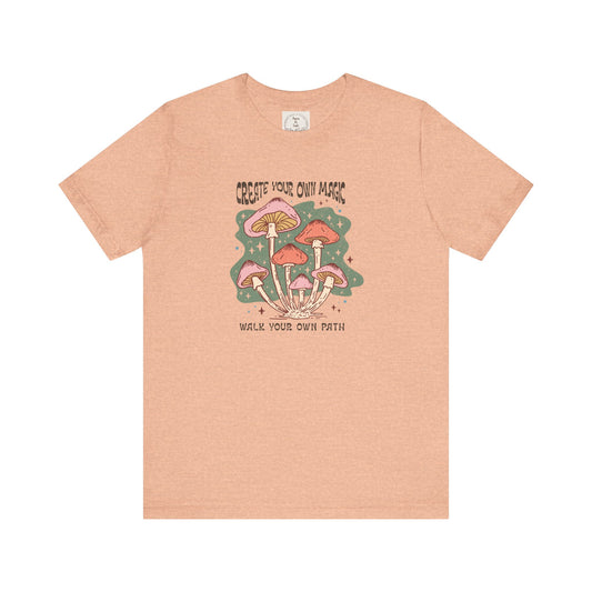 Create your own Magic walk your own path - Boho Retro - MamaDeSushi - Unisex Jersey Short Sleeve Tee