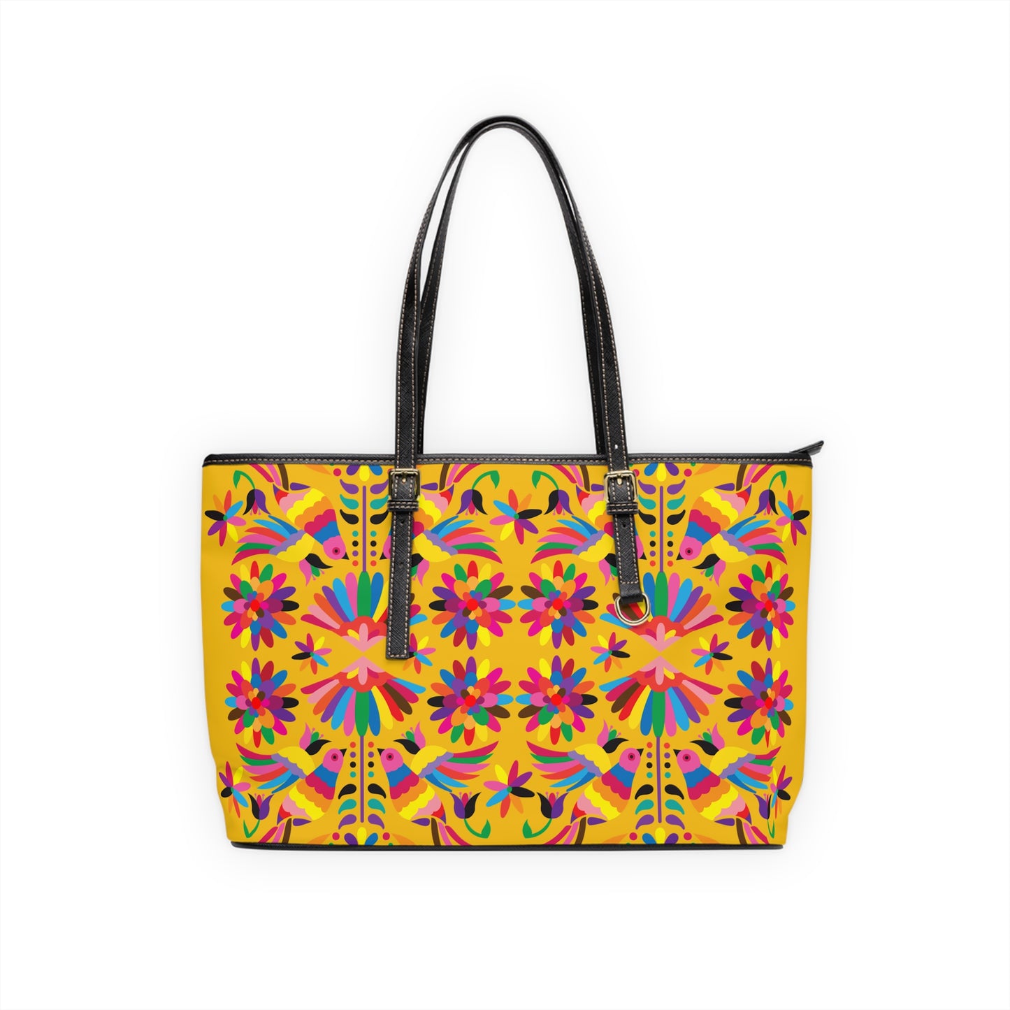 Yellow - Chic PU Leather Shoulder Bag - Fashionable Tote for Confident Women, Perfect Gift for Celebrations