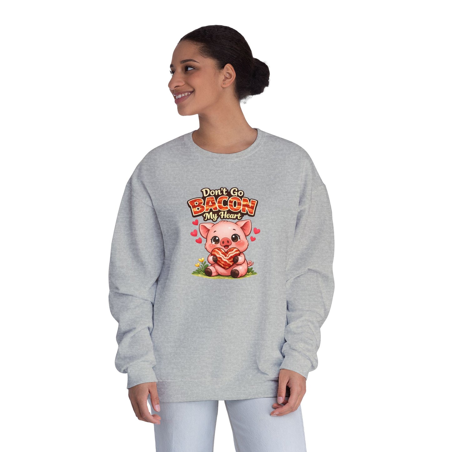 Unisex NuBlend® Crewneck Sweatshirt - Don't go Bacon My Heart