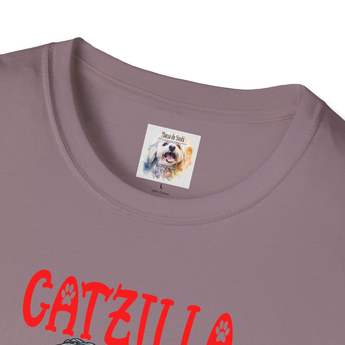 CatZilla - Cat - Kitty - MamaDeSushi - Unisex Softstyle T-Shirt