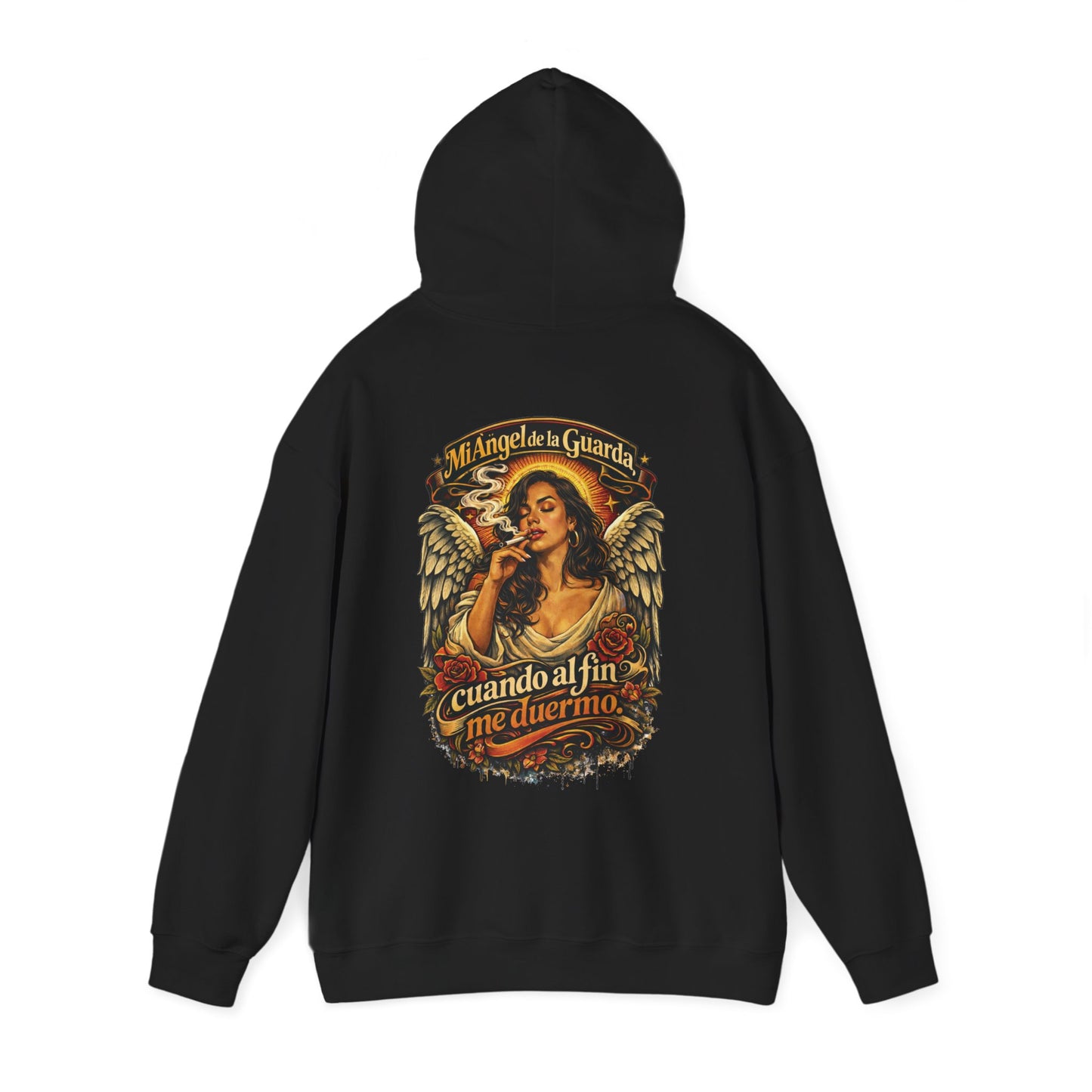 Unisex Heavy Blend™ Hooded Sweatshirt - Angel de Mi Guarda