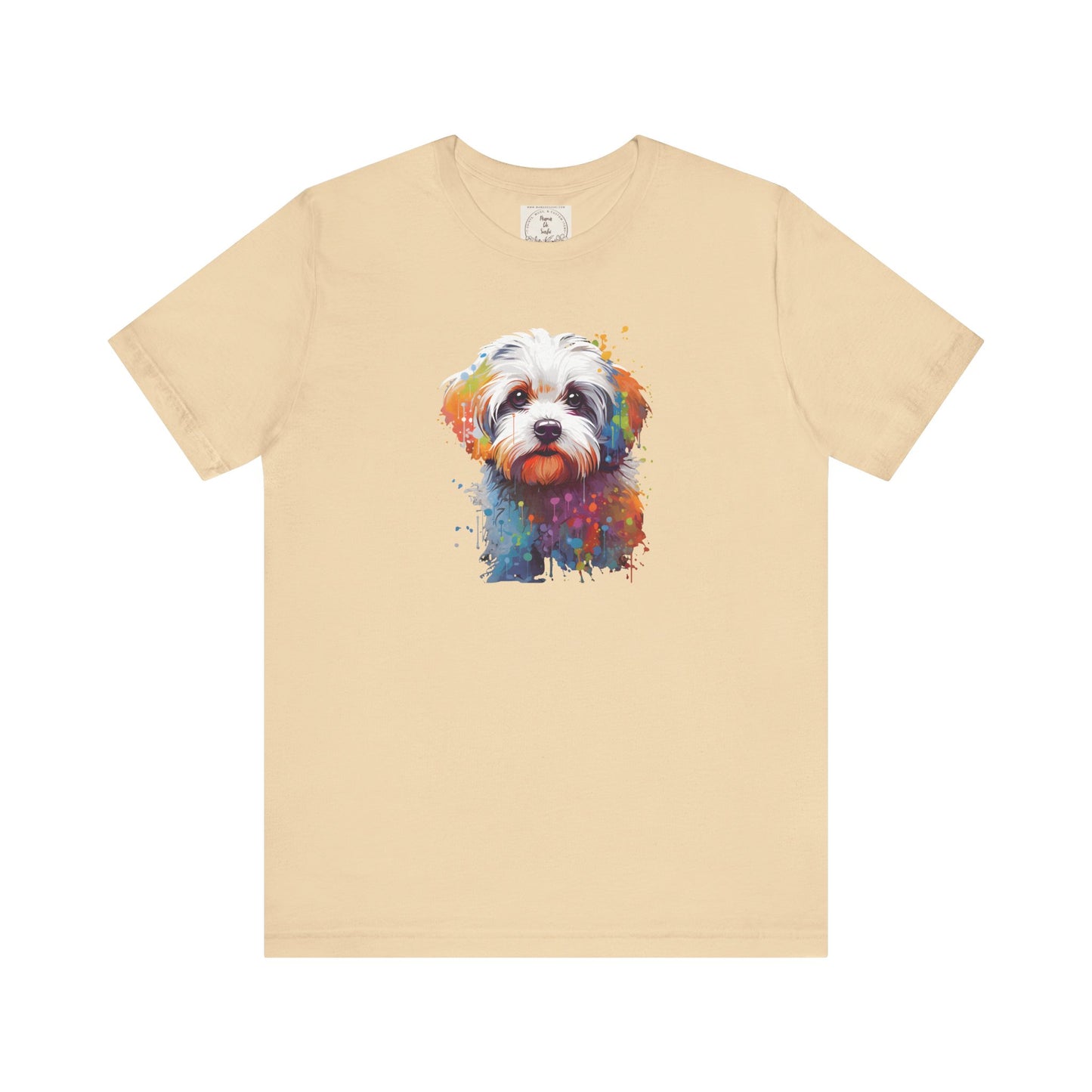 Splish Splash Maltese - MamaDeSushi - Unisex Jersey Short Sleeve Tee
