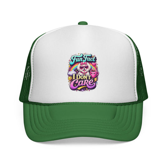 Trucker Caps - Fun Fact, I don't care - Maltese