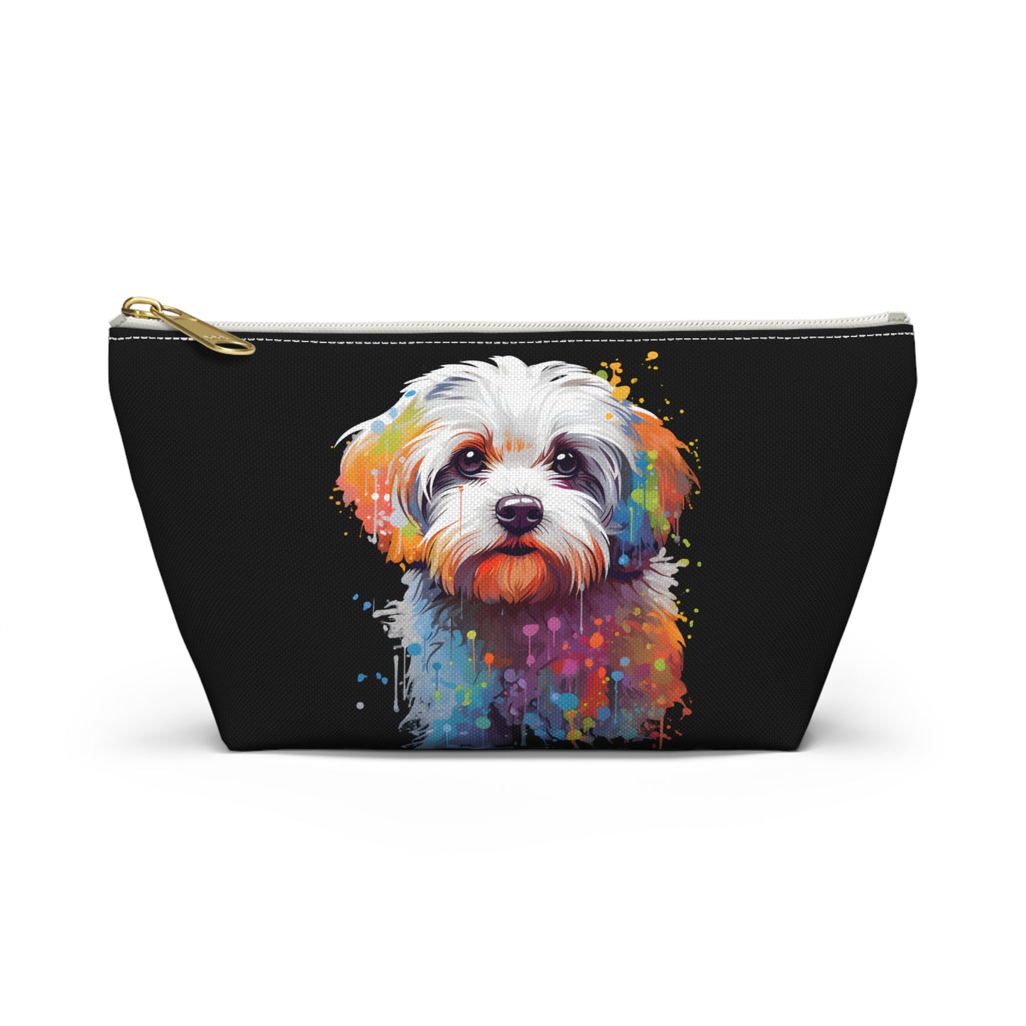 Splish Splash Maltese - MamaDeSushi - Accessory Pouch w T-bottom