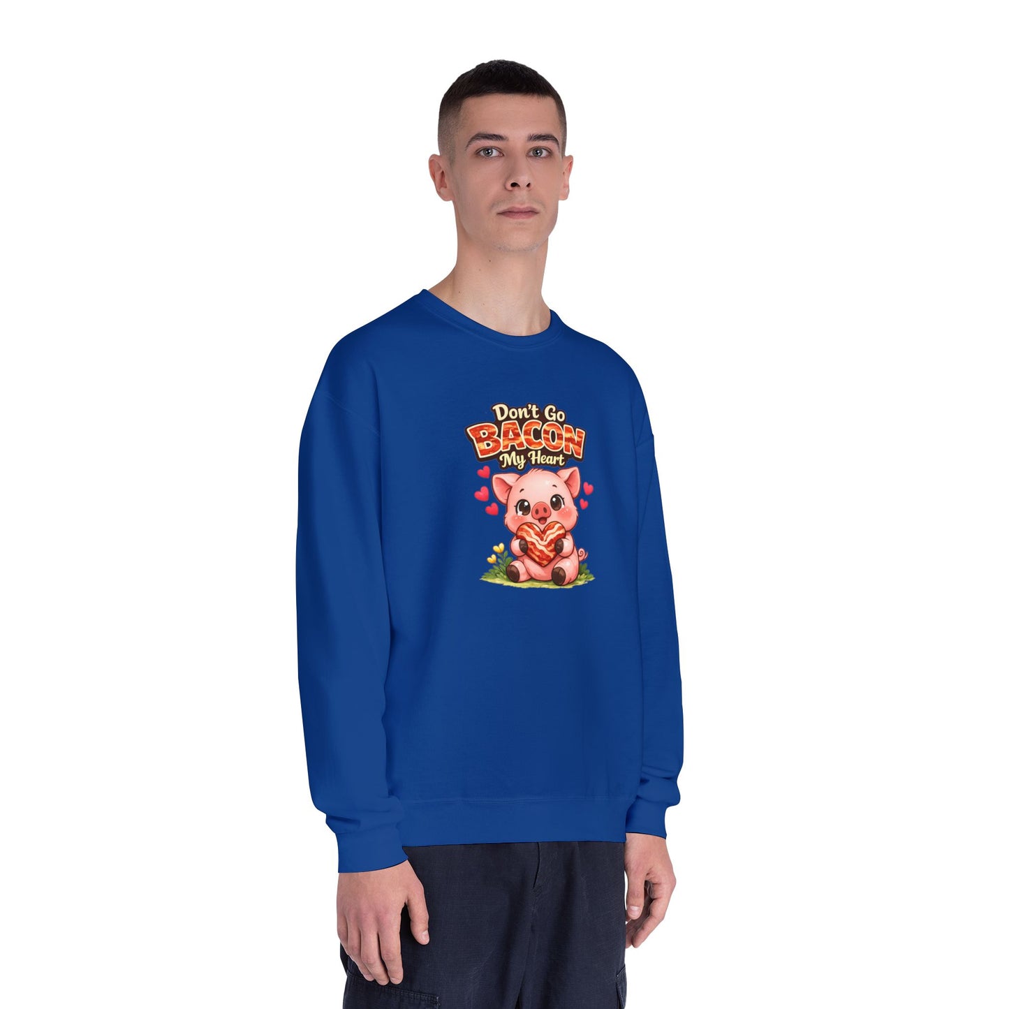Unisex NuBlend® Crewneck Sweatshirt - Don't go Bacon My Heart