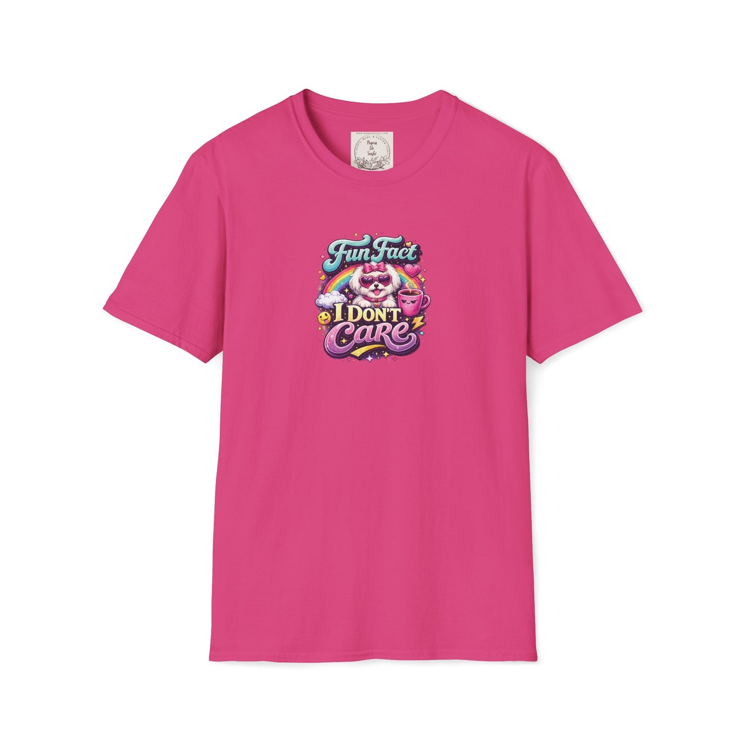 Unisex Softstyle T-Shirt - Fun Fact, I don't care - Maltese