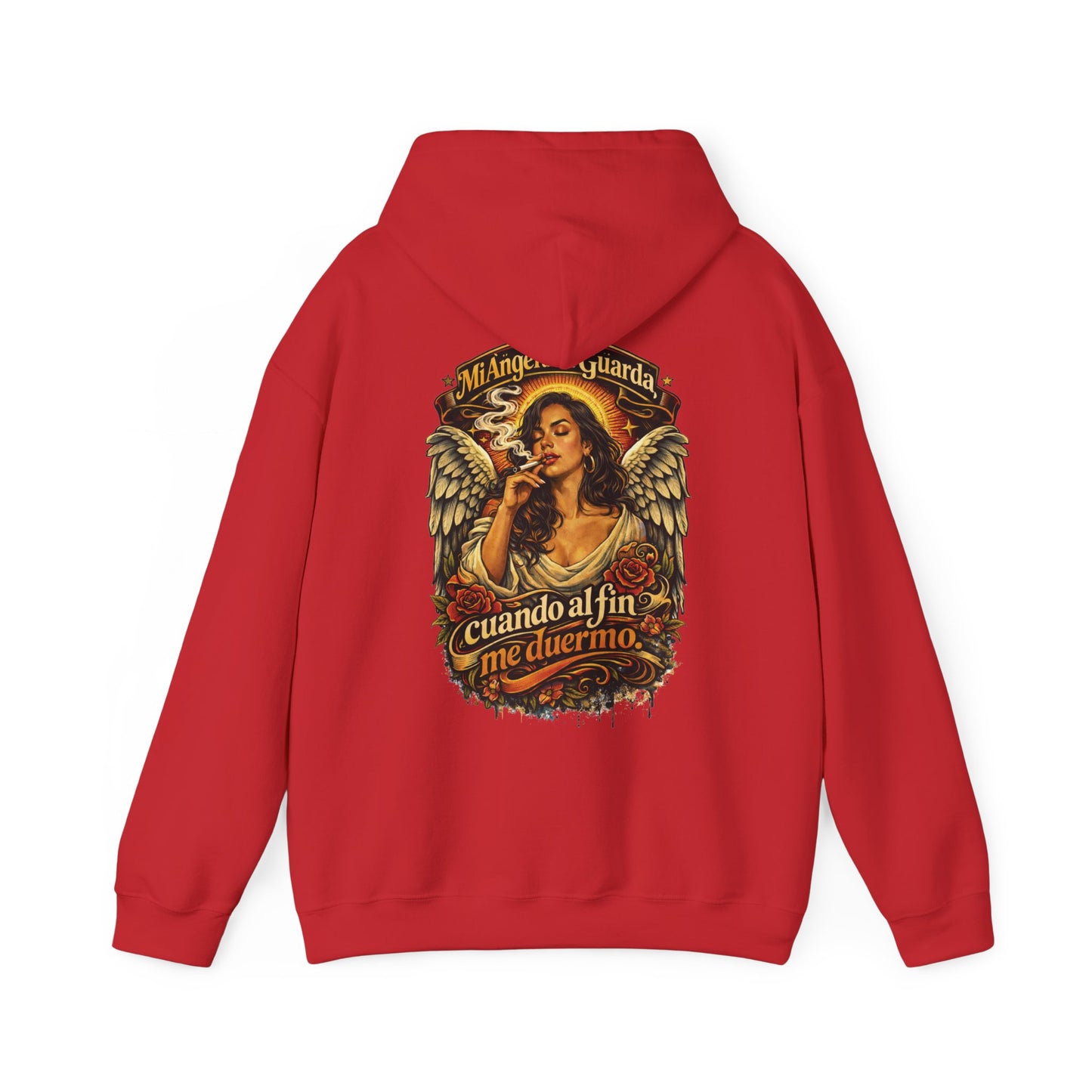 Unisex Heavy Blend™ Hooded Sweatshirt - Angel de Mi Guarda