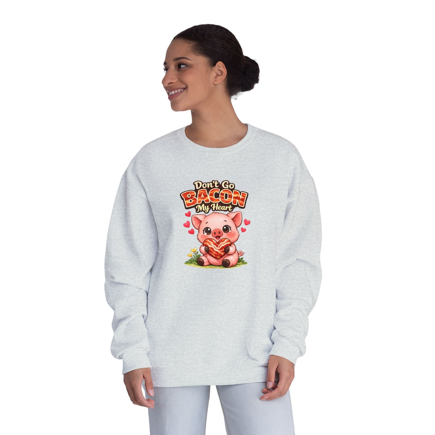 Unisex NuBlend® Crewneck Sweatshirt - Don't go Bacon My Heart