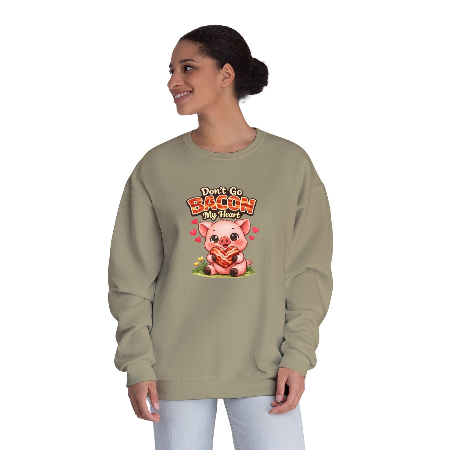 Unisex NuBlend® Crewneck Sweatshirt - Don't go Bacon My Heart