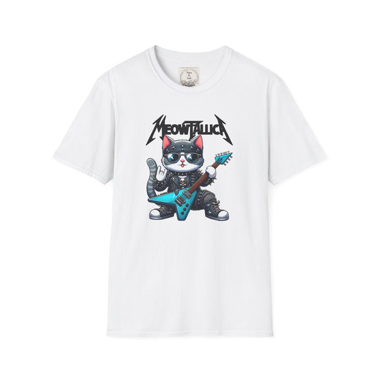 MeowTallica - Cat - Kitty - MamaDeSushi - Unisex Softstyle T-Shirt