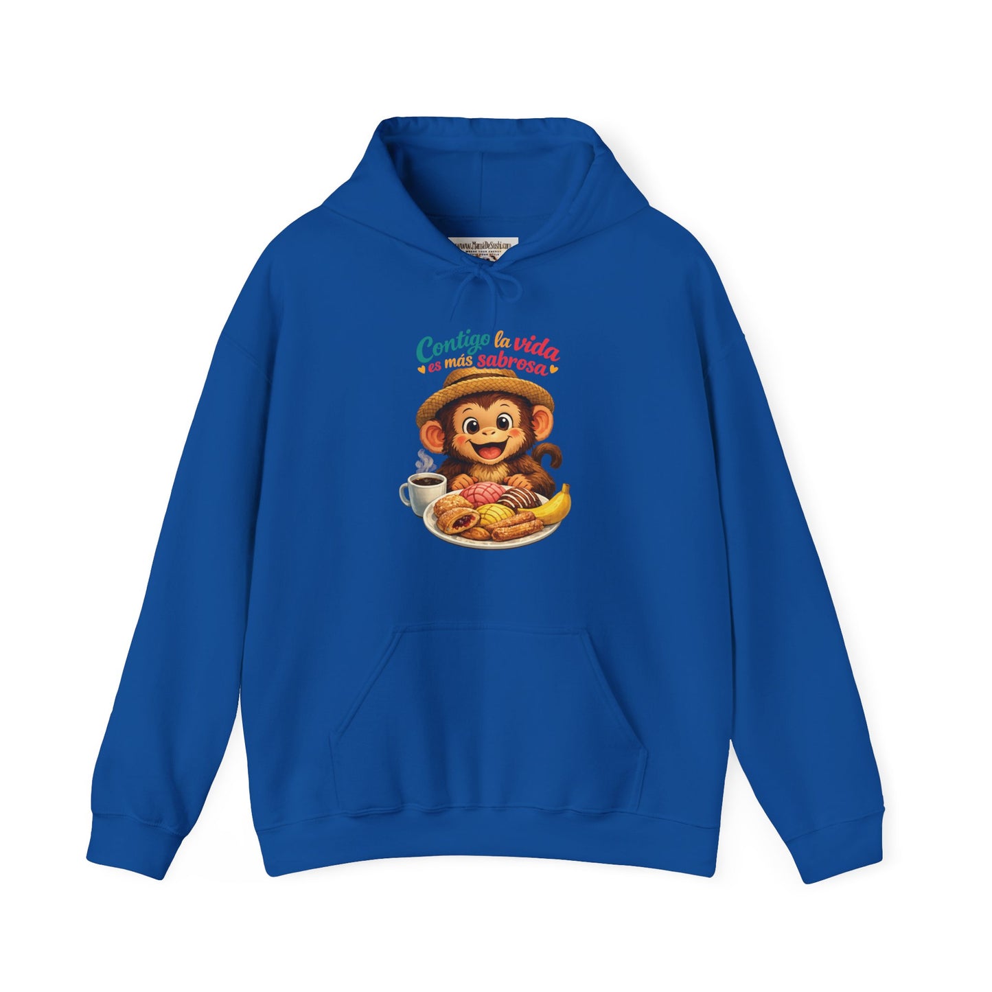 Unisex Heavy Blend™ Hooded Sweatshirt - Contigo la vida es mas sabrosa