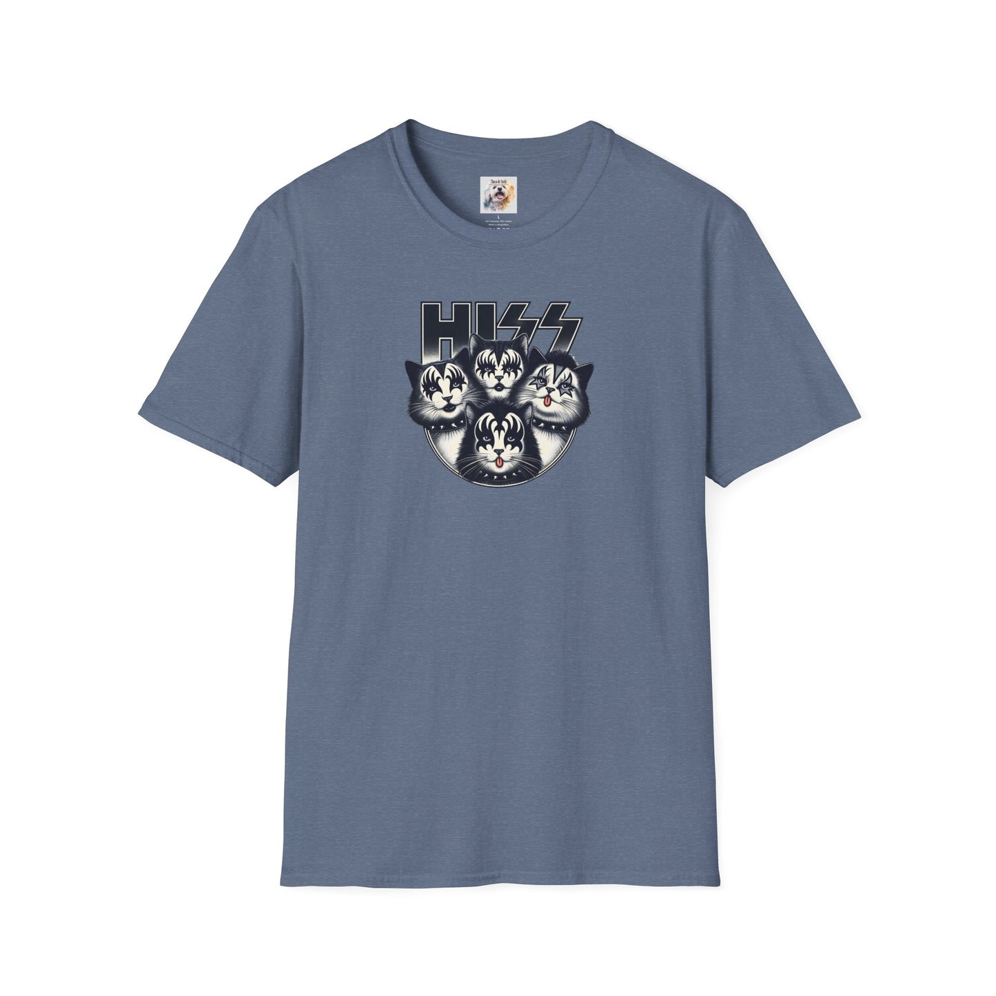 HIZZ - Cat - Kitty - MamaDeSushi - Unisex Softstyle T-Shirt