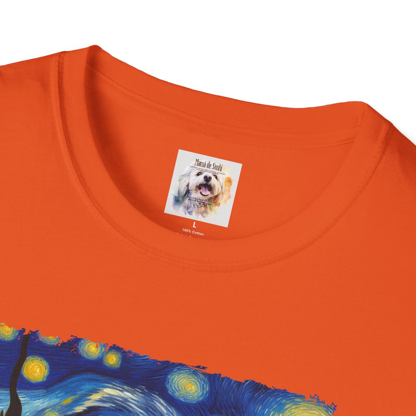 The BlackVang Cat - Kitty - MamaDeSushi - Unisex Softstyle T-Shirt